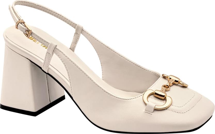 ZAPATO DESTALONADO TACÓN ANCHO PUNTA CUADRADA