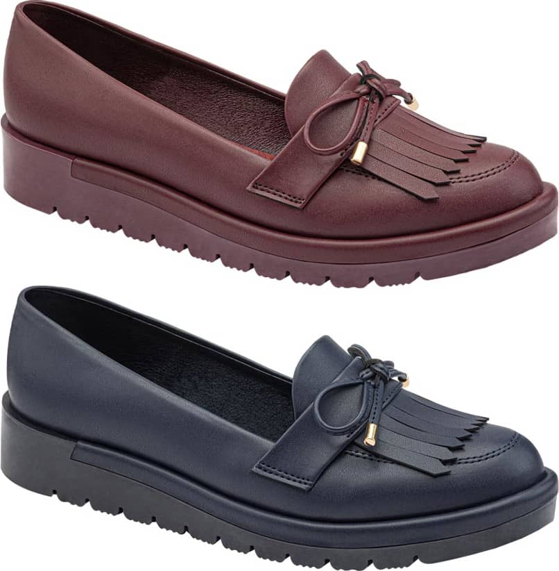 Kit Mocasin Flecos Moño