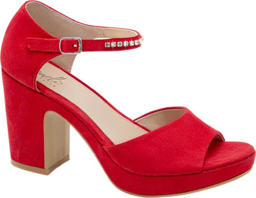 SANDALIA PLATAFORMA TACÓN PIEDRAS