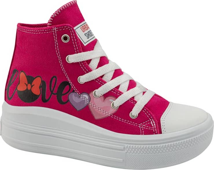 TENIS URBANO BOTA ESTAMPADA