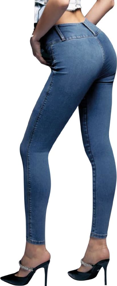 JEANS SÚPER SKINNY CINTURA ALTA