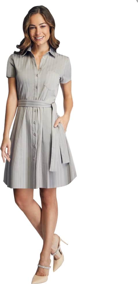 VESTIDO CON CINTURON