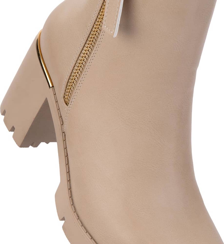 BOTA MOTO PU SUELA TRACK PLACA EN TALÓN CON CIERRE