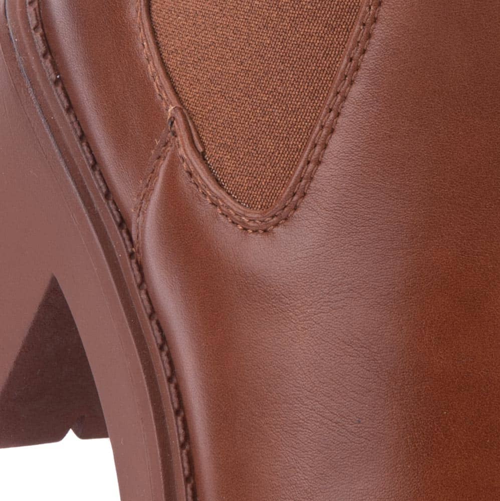 BOTA MOTO PU CON ELÁSTICO, SUELA TRACK