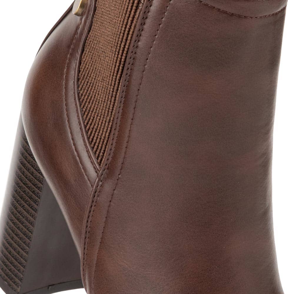 BOTA VESTIR PU ELÁSTICO PLATAFORMA TRACK