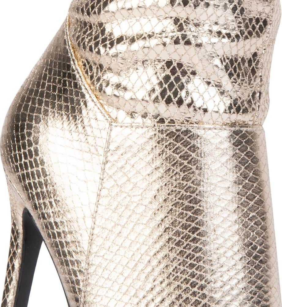 BOTA VESTIR TUBO ALTO PU CON ARRUGA