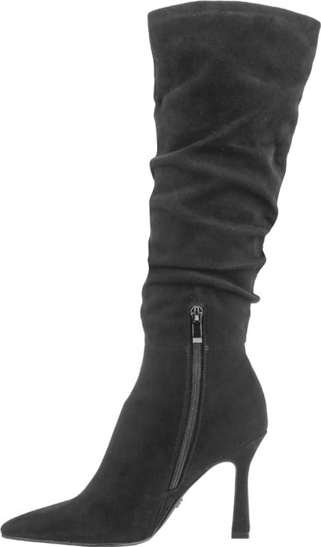 BOTA VESTIR TUBO ALTO PU CON CIERRE