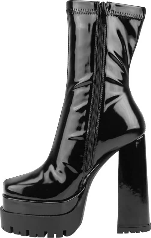 BOTA VESTIR CHAROL STRETCH DOBLE PLATAFORMA