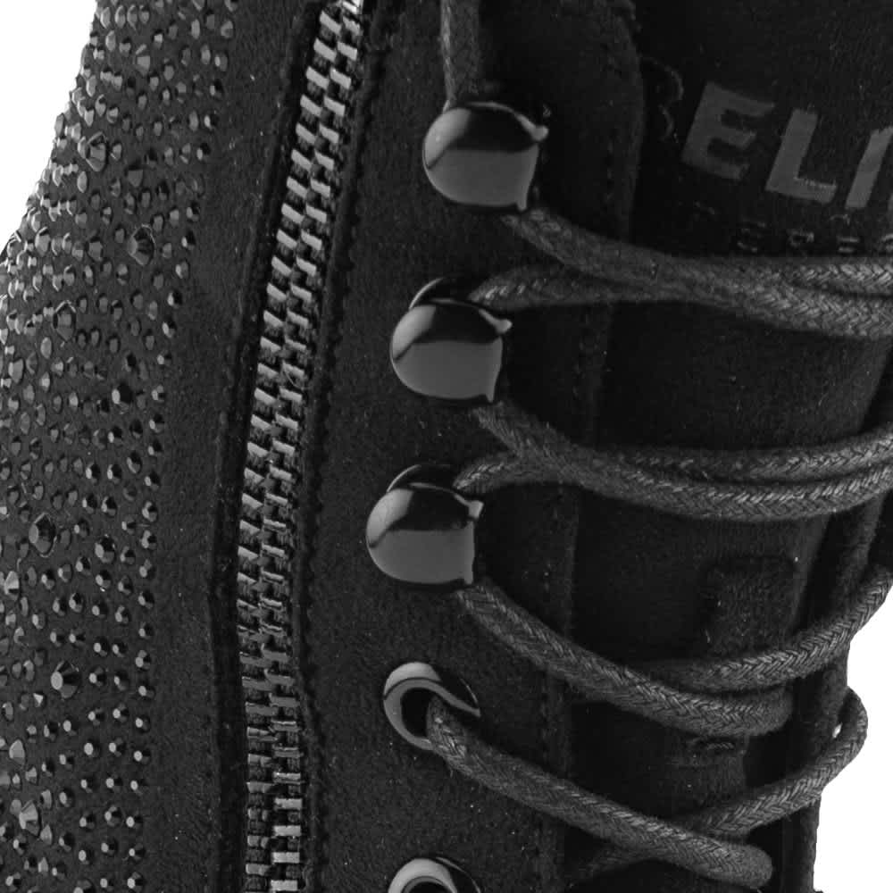 BOTA MILITAR PU DE SUELA TRACK CON PEDRERIA