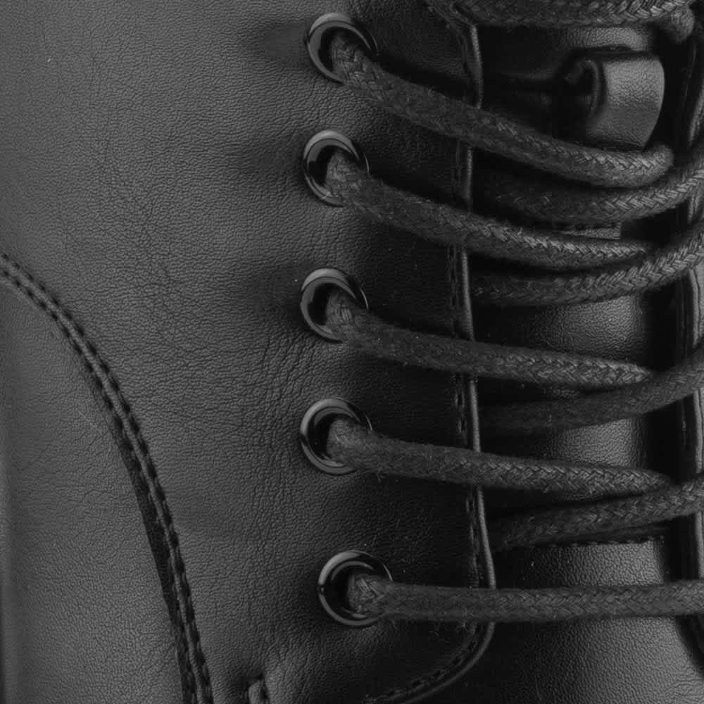 BOTA MILITAR PU TUBO ALTO LISO