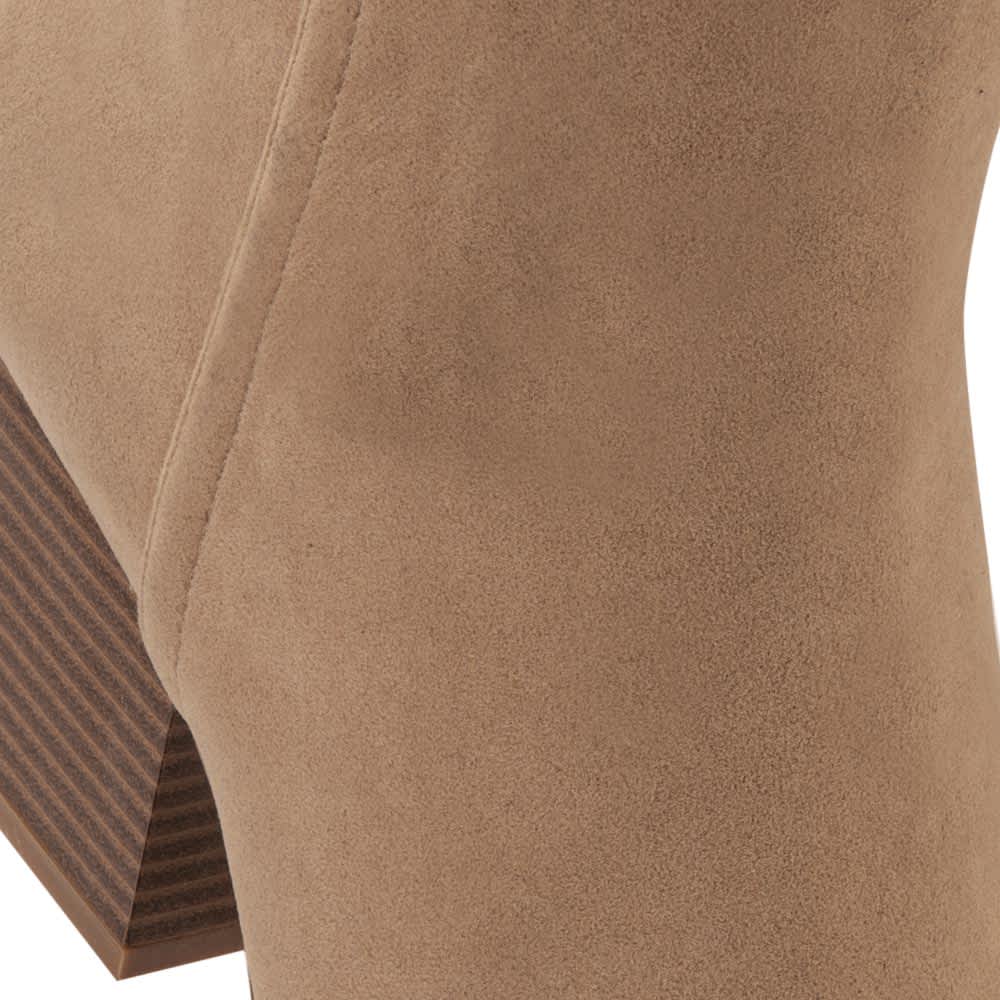 BOTA TEXANA GAMUZA TACÓN MEDIO PUNTAL