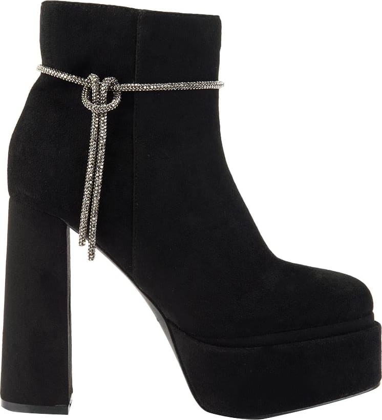 BOTA VESTIR CHAROL DOBLE PLATAFORMA TACON ANCHO