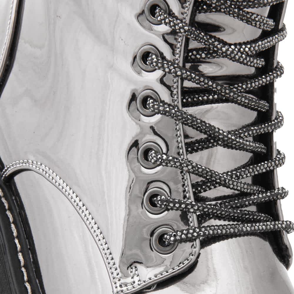 BOTA MILITAR PU METÁLICO SUELA TRACK CIERRE INTERNO