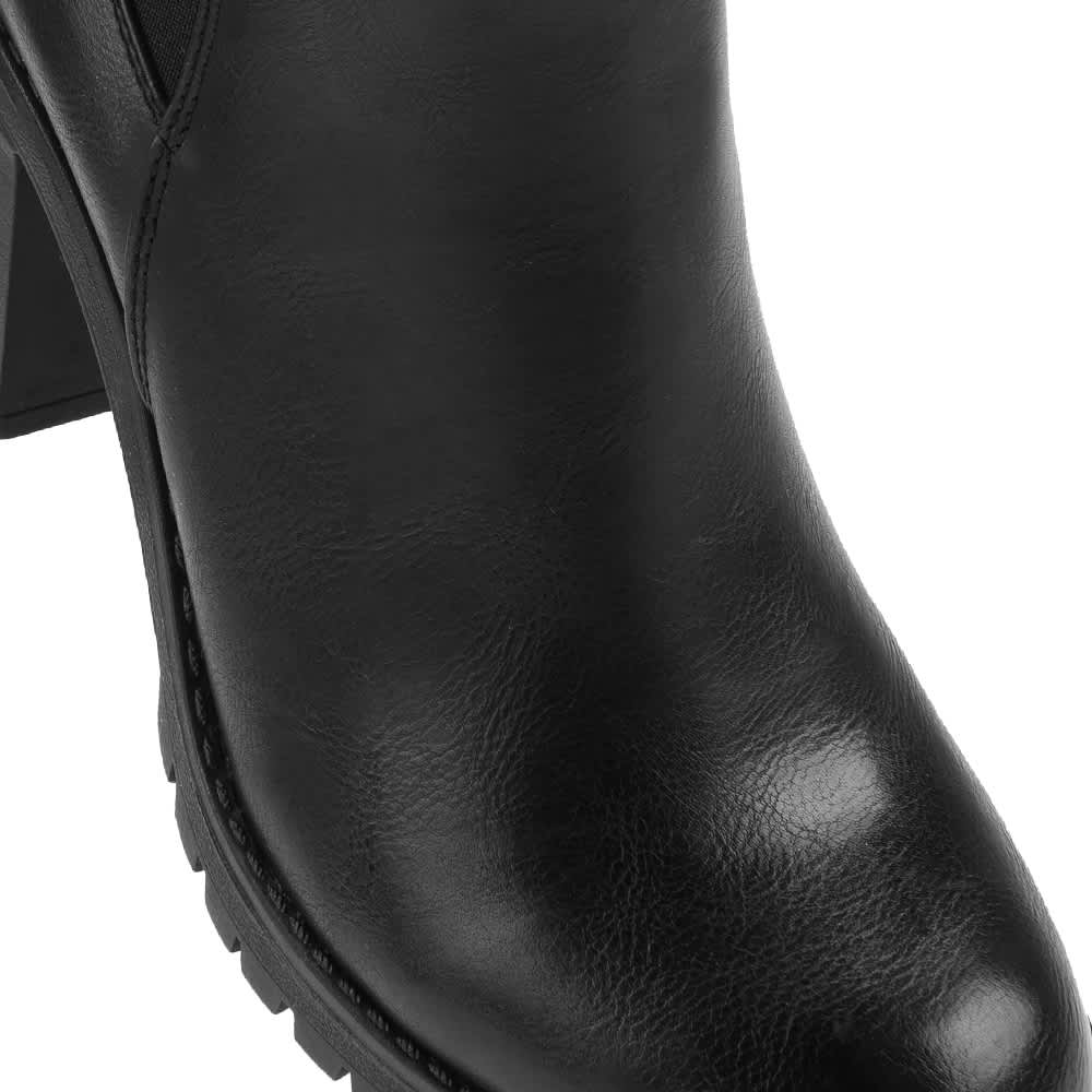 BOTA MOTO PU TACÓN MEDIO SUELA TRACK