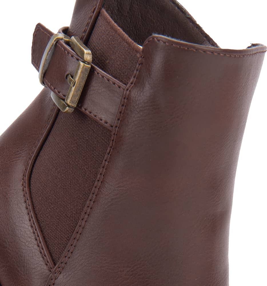 BOTA MOTO PU TACÓN MEDIO SUELA TRACK