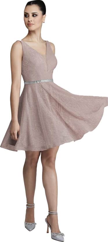 Vestido cocktail dama rosa Yaeli Fashion modelo 6827 – Conceptos