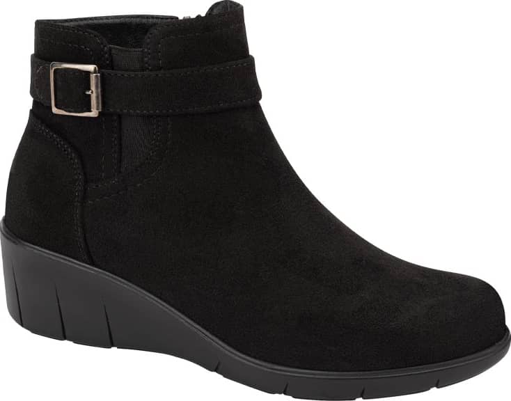 BOTA CONFORT ANTE HEBILLA METÁLICA CUÑA