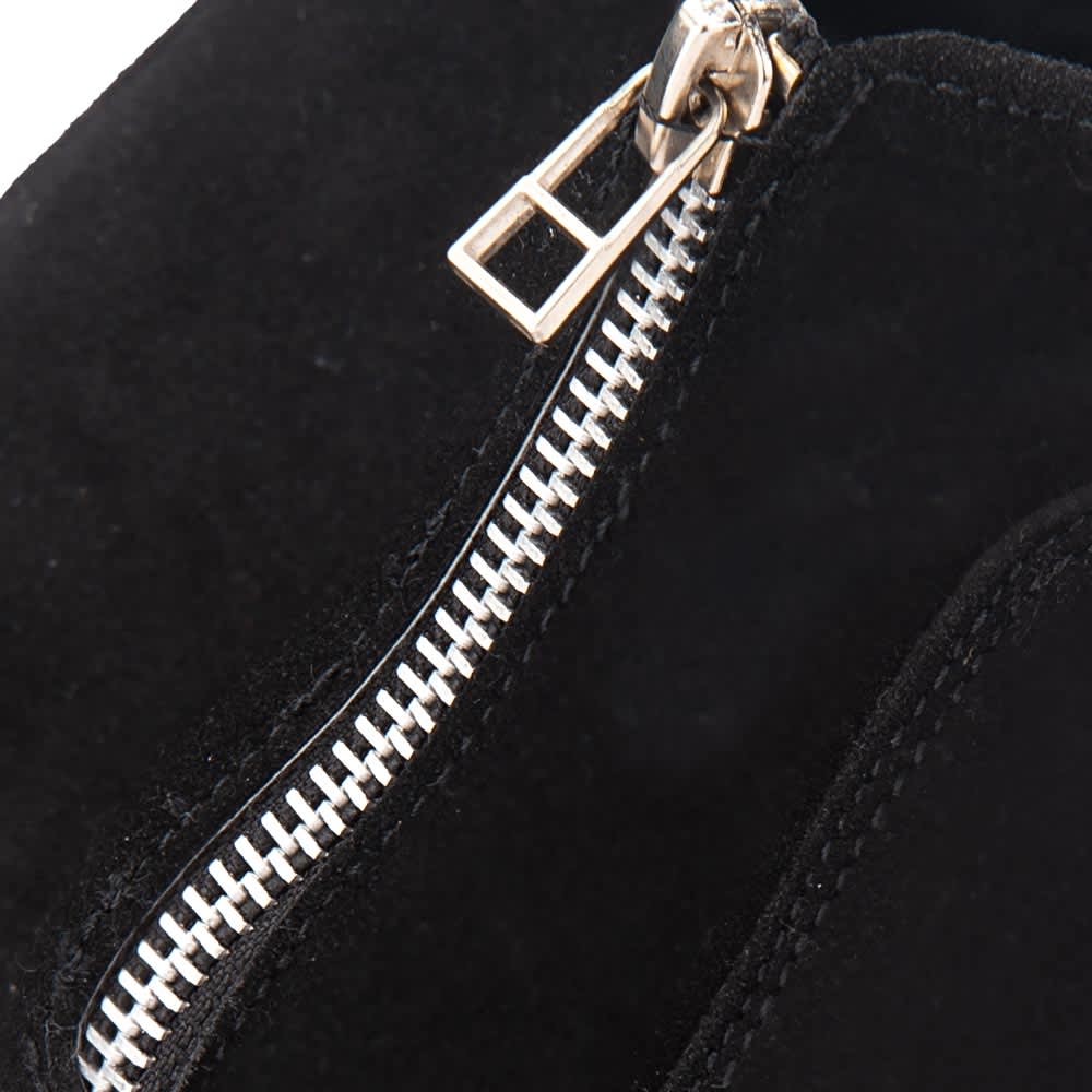 BOTA TEXANA GAMUZA CIERRE METÁLICO TACÓN