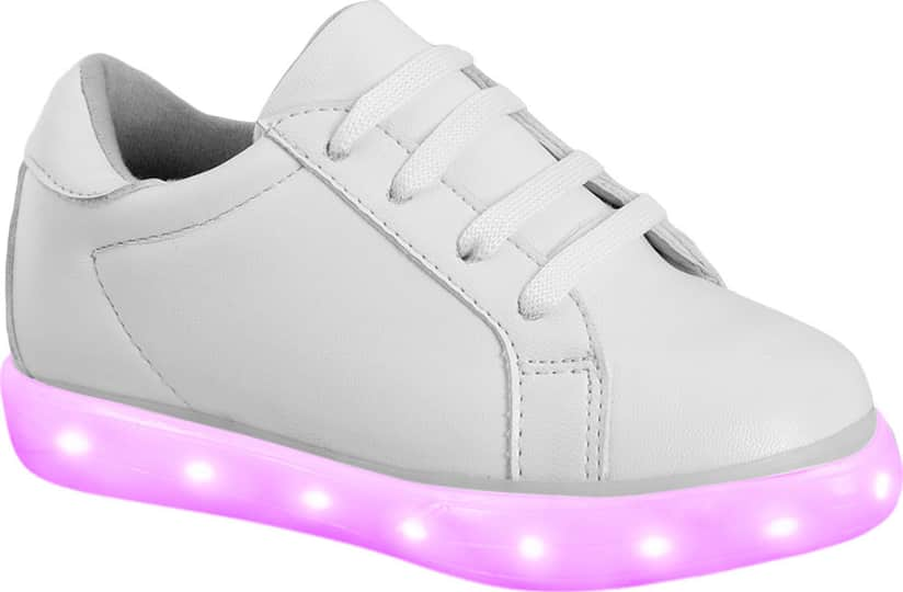 Tenis de sale led infantil branco