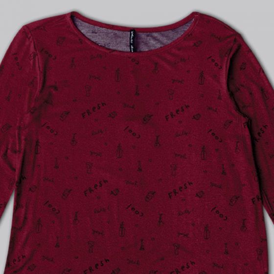 CASUAL BLOUSE KAFE 9006