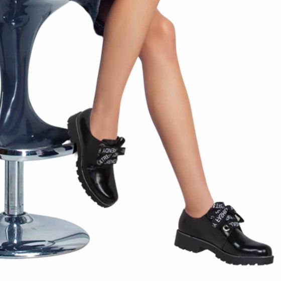 Black Casual Shoes Woman Tierra Bendita 8577