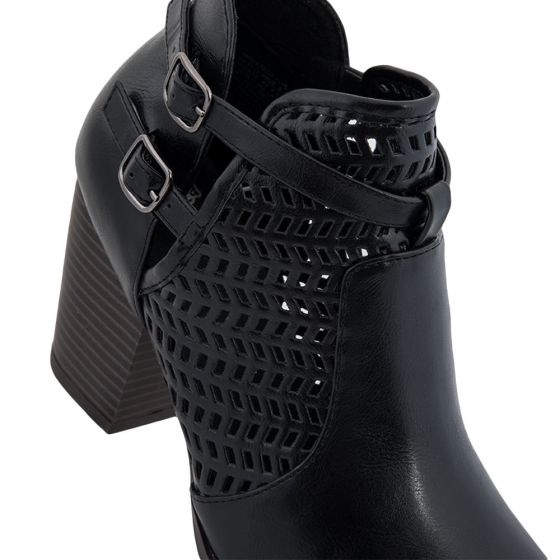 Black Cowboy Boot TIERRA BENDITA 1030