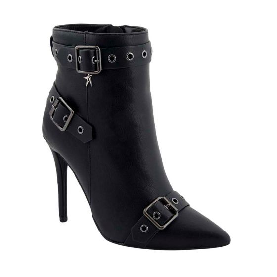 Pointed Toe Black Dress Boots GLORIA TREVI D03S