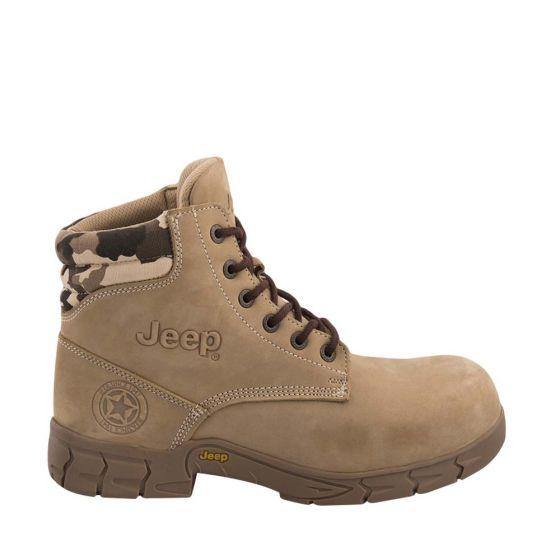 Botas Industriales de Seguridad Cafés para Hombre Jeep 5124 - Conceptos