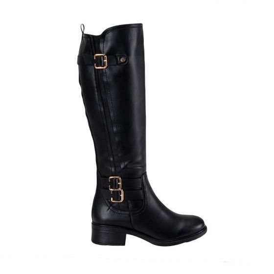 Long Black Riding Boots TIERRA BENDITA 4354