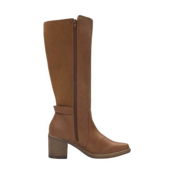 Long Brown Riding Boots TIERRA BENDITA 1632