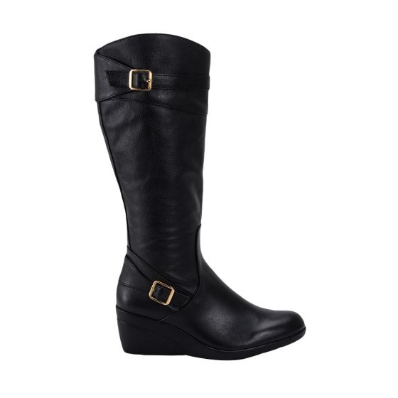 Long Black Casual Riding Boots VIVIS SHOES 300