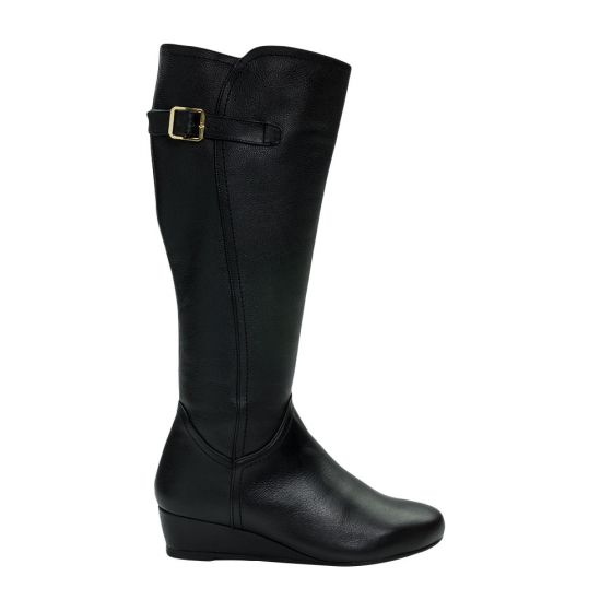 Black Casual Long Boots VIVIS SHOES 5501