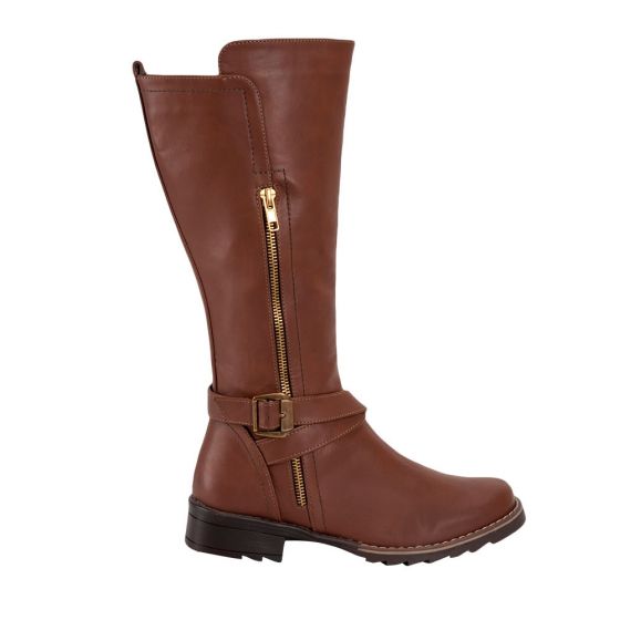 Long Brown Riding Boots TIERRA BENDITA 1101