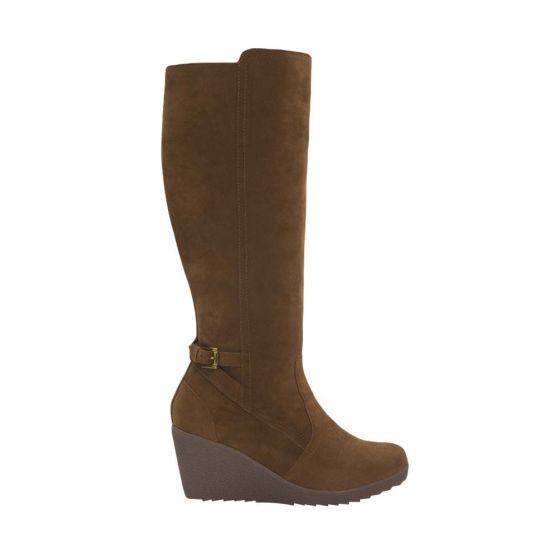 Brown Long Casual Boots VI LINE 5002