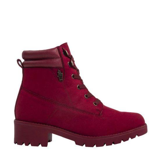 Botas Hiker de Montaña Rojos para Mujer Hpc Polo 713 - Conceptos