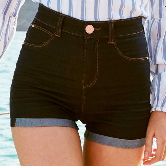 BERMUDA CASUAL ATMOSFERE DENIM 343S