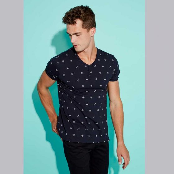 PLAYERA CASUAL KEBO RAW G999