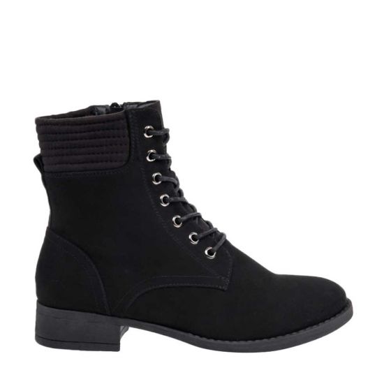 Black Military Boots for Women Tierra Bendita 0918