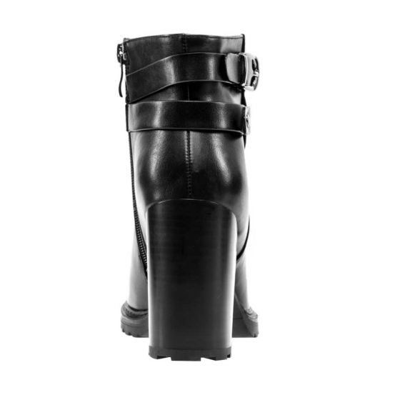 Tierra Bendita Deluxe Woman black dress boots X982