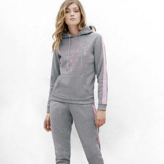 CONJUNTO DEPORTIVO HOLLY LAND 8558 ~ DAMA Gris