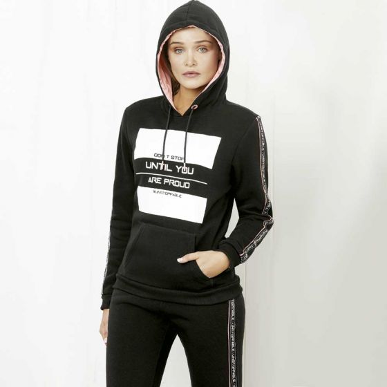 CONJUNTO DEPORTIVO HOLLY LAND 8558 ~ DAMA Negro