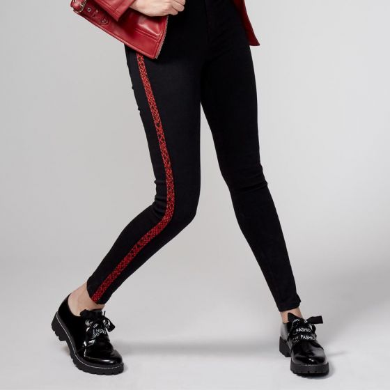 JEANS CASUAL ATMOSPHERE DNM 343B ~ DAMA Negro