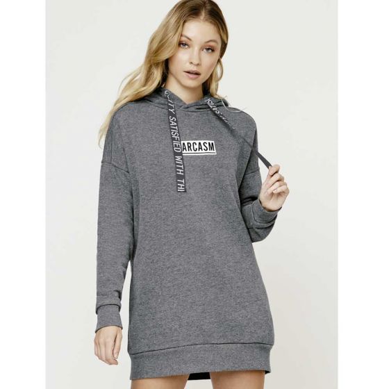 SUDADERA CASUAL HOLLY LAND LS19 ~ DAMA Gris