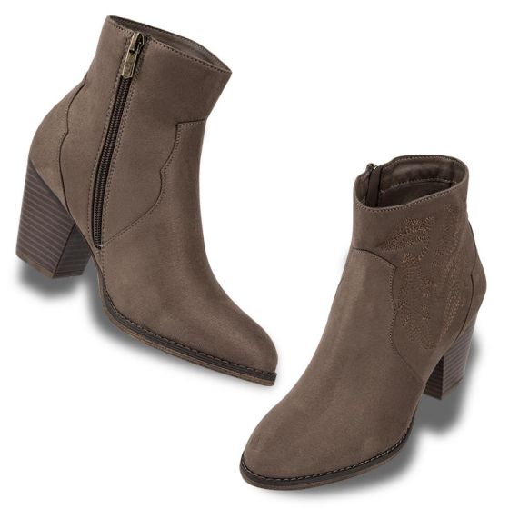 Botas Casuales Cafés Mujer Tierra Bendita 1242