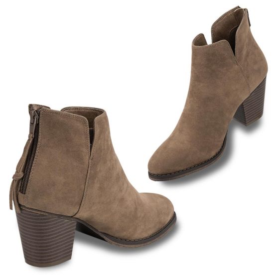 Botas Casuales Cafés Mujer Tierra Bendita MJ46