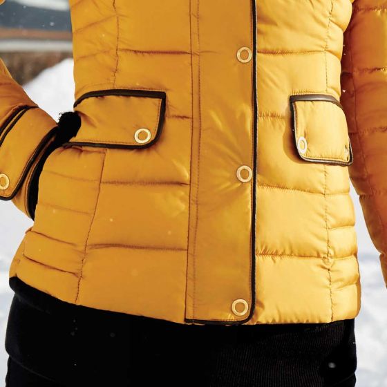 CHAMARRA CASUAL HOLLY LAND 8970 ~ DAMA Amarillo