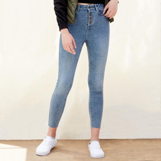 JEANS CASUAL ATMOSPHERE DNM DC99 ~ DAMA Gris