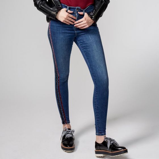 JEANS CASUAL PARIS HILTON 9035 ~ DAMA Gris