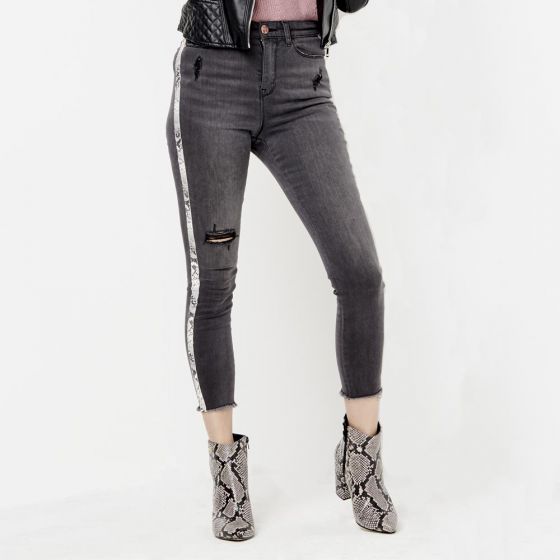 JEANS CASUAL GLORIA TREVI Z201 ~ DAMA Negro