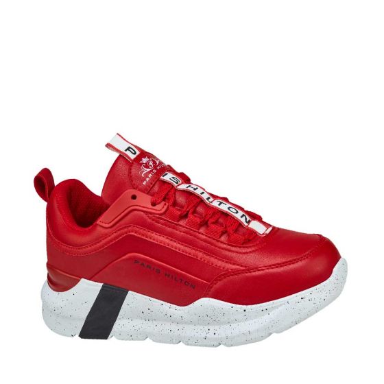 TENIS CASUAL PARIS HILTON 8639 ~ DAMA Rojo CASUAL